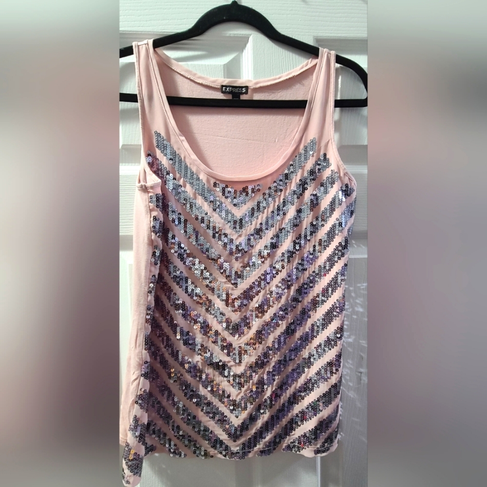 EXPRESS SEQUINS TANKTOP